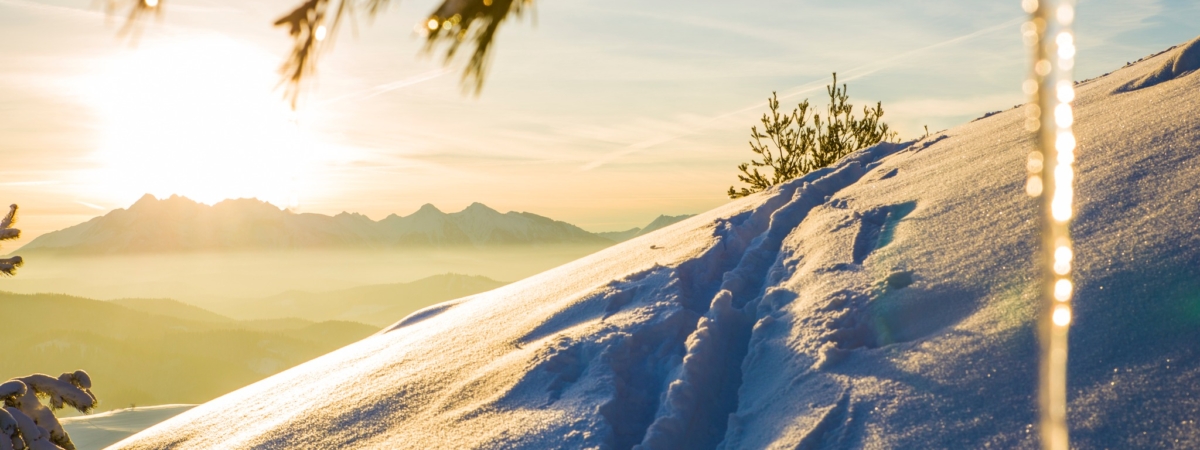 View from Pieniny to Tatra Mountains